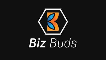 Letters B Leafs Creative Modern Logo Design Concept