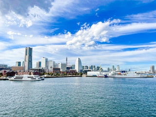 Fototapeta premium 神奈川県横浜市の都市風景