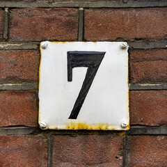 House number seven (7)