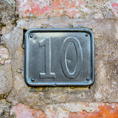 house number ten (10)