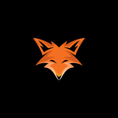 Illustration Fox Vector. Fox Logo Simple. Fox Icon Design