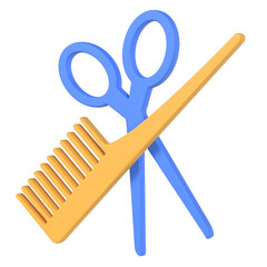 Barber 3D icon