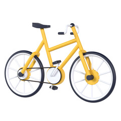 Fototapeta premium Bicycle 3D icon