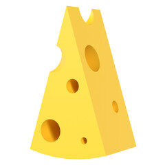 Cheese 3D icon