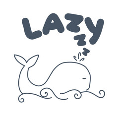 Cute Sticker Reactions Lazy Outline