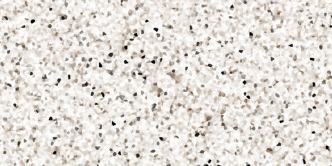 Vector modern terrazzo floor texture mixed black white gray colour stone.The structure of porous stone texture, pebble stone background.><
