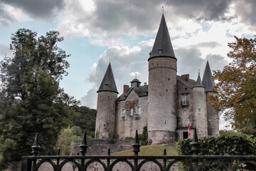 Fototapeta premium Veves castle close to Dinant in Belgium.