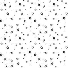 Stars pattern. Seamless vector star background. Cute festive Christmas and holidays ornament