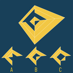 Find the Missing Piece. Shape completion questions