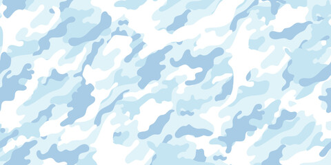 Arctic military camouflage. Vector camouflage pattern for army.	