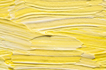 Beautiful strokes of colorful oil paints as background, closeup