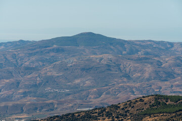 Fototapeta na wymiar Alpujarra mountain in the south of Granada