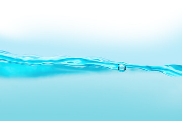 blurred water wave for background