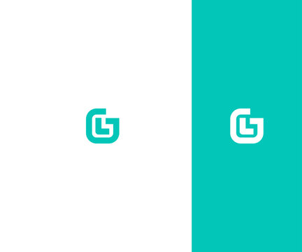 Letter GL Monogram Logo  Modern Minimalist Design