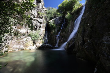 Calhao Mogueiro Wather Fall  Parque Natural da Serra da Estrela, Portugal