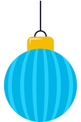 Christmas ball new year cartoon illustration