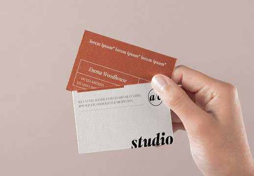 Minimal Personal Business Card Layout