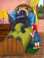 Obraz premium Fairy tale by Charles Perrault 
