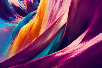 Abstract color explosion