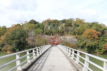 湖を渡る橋(日本)