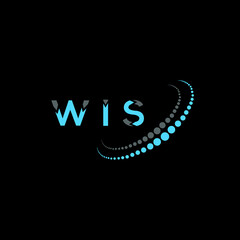 WIS letter logo creative design. WIS unique design.
 - obrazy, fototapety, plakaty