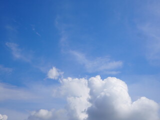 blue sky with clouds