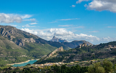 View from the Castle of Guadalest, Spain