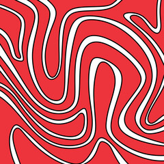 Abstract background with cute wavy line pattern. Seamless wavy lines pattern