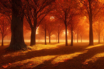 Landschaft malen im Herbst