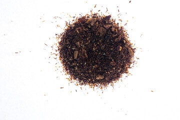 tea herbs top view