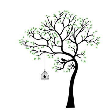 wall decal big tree art sticker  wall paint designs, wall painting living room