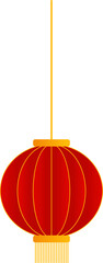lantern chinese new year imlek vector ornament