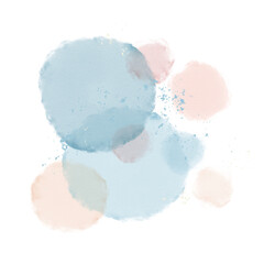 Painting drop pastel abstract arts decoration