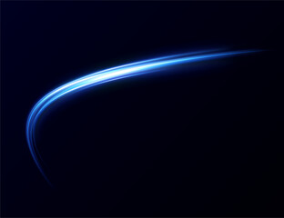 Light blue Twirl. Curve light effect of blue line. Luminous blue circle. Light blue pedistal, podium, platform, table. Vector PNG. Vector illustration	