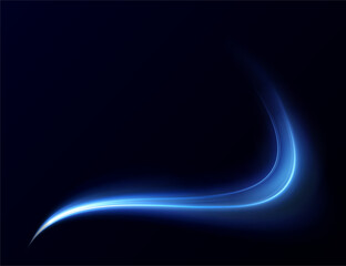Light blue Twirl. Curve light effect of blue line. Luminous blue circle. Light blue pedistal, podium, platform, table. Vector PNG. Vector illustration	