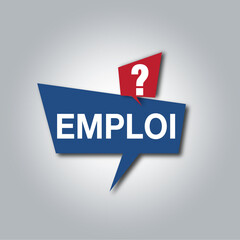 Offres emploi illustration concept