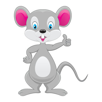 mouse cartoon vector