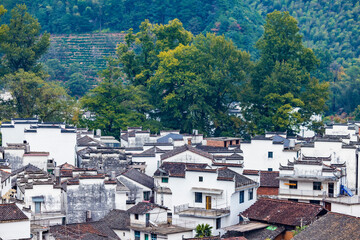 Landscape of Shicheng Scenic spot in Wuyuan, Jiangxi Province