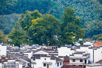 Landscape of Shicheng Scenic spot in Wuyuan, Jiangxi Province