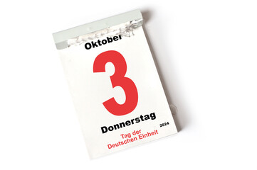 3  Oktober 2024 Tag der Deutschen Einheit