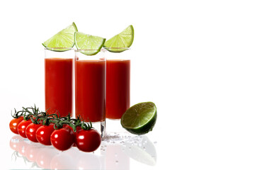 bloody mary shots with lime