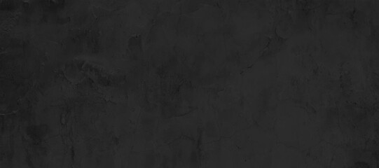 Black grunge dirty texture with copyspace. Abstract chalk rubbed out on blackboard or chalkboard background. Wallpaper with empty template and chalk traces or massage concept for all your design.