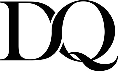 DQ modern minimalist luxury creative monogram logo design 
QD modern minimalist luxury creative monogram logo design 