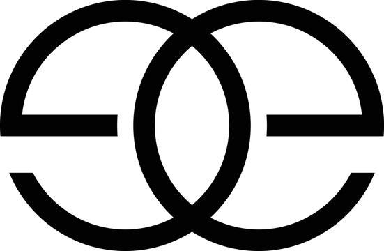 EE modern minimalist luxury fashion and clothing brand logo design. 
ee creative monogram logo design 
