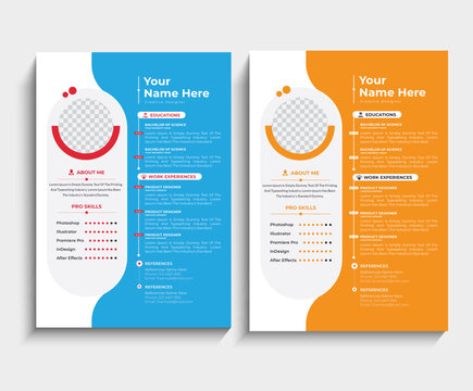 creative resume template