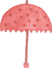 Watercolor Umbrella 
