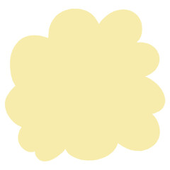 Organic Abstract Shape Hand Drawn Illustration