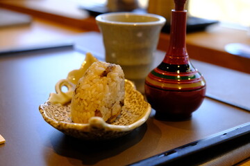 美味しそうなおこわおにぎり