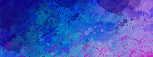 A Colorful Brushed Painted Abstract Background  watercolor illustration background ,Paint stains with spots, blots, grains, splashes. Colorful wallpaper.