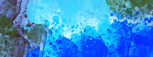A Colorful Brushed Painted Abstract Background  watercolor illustration background ,Paint stains with spots, blots, grains, splashes. Colorful wallpaper.